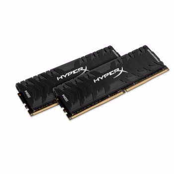 Memorii Kingston HyperX Predator Black, 16GB(2x8GB), DDR4, 3600MHz, CL17, 1.35v, Dual Channel