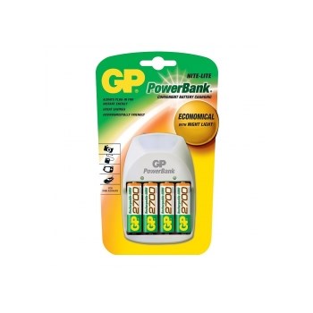 GP PB11 - Incarcator + 4 acumulatori R6/AA 2700mAh