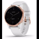 Ceas smartwatch Garmin Vivoactive 4S, White/Rose Gold