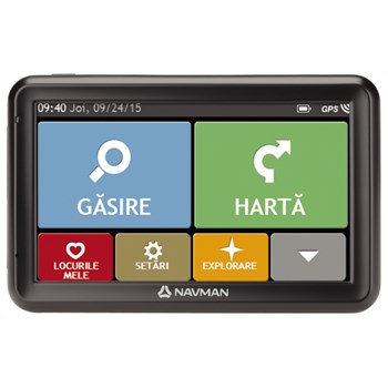 Sistem de navigatie GPS NAVMAN 5000 LM, harti Europa
