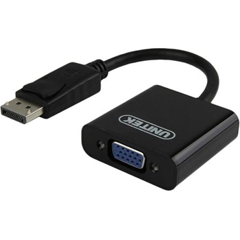 Adaptor Unitek 1x DisplayPort Male - 1x VGA Female