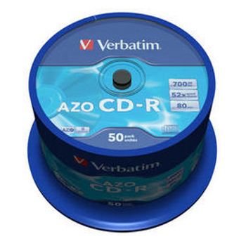 VERBATIM CD-R, 52x, 700 MB, 50 buc/pachet, CRYSTAL VER43343