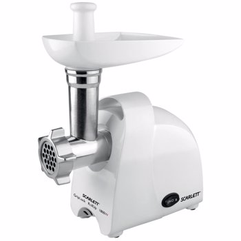 Masina de tocat carne scarlett sc-mg45s49, 1800w, inox-alb