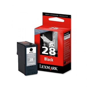 Cartus, black, nr. 28, LEXMARK 18C1428E