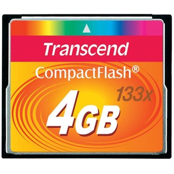 Card de Memorie Transcend Compact Flash 4GB 133X ts4gcf133