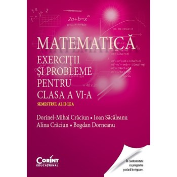 Matematică. Exerciţii şi probleme pentru clasa a VI-a. Semestrul al II-lea