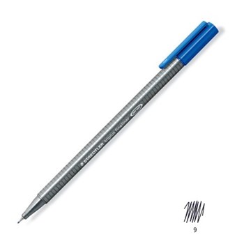 Fineliner Staedtler Triplus 0.3mm negru ST-334-9