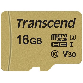 Card memorie Transcend microSDHC 16GB CL10 UHS-I U3 ts16gusd500s