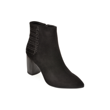 Botine EPICA negre, H610220, din piele intoarsa