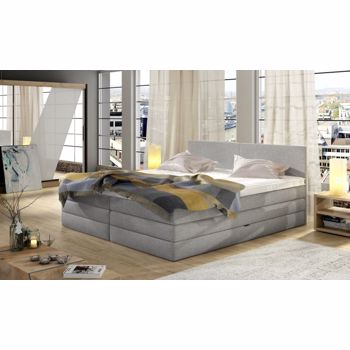 PACHET PROMO pat boxspring cu lada EMMA 160