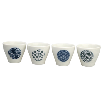Set 4 cesti pentru ceai