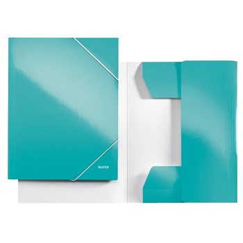 Mapa cu elastic, turcoaz metalizat, LEITZ Wow