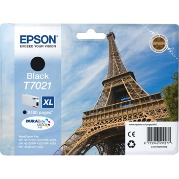 Epson Toner inkjet T7021 XL Negru, 2400pag