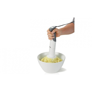 Blender pasator Trisa Masher, 65W, Maner ergonomic, Sistem inteligent Click, Cod 6703.76