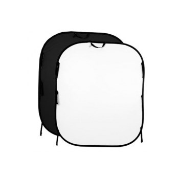 Lastolite Colapsible Background Black/White- LA5621 1.5x1.8m - fundal panza portabil