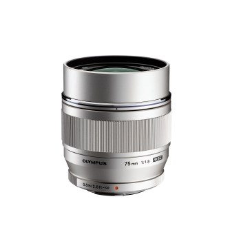 Olympus 75mm F1.8 ED MSC Obiectiv Olympus MFT, argintiu
