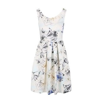 Rochie crem cu imprimeu floral Closet