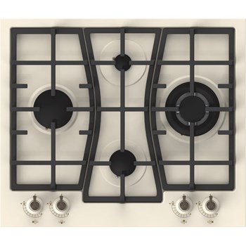 Plita incorporabila GORENJE Classico Collection GW65CLI, gaz, 4 zone de gatit, crem
