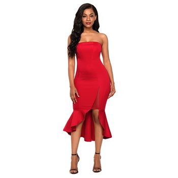 K591-31 Rochie mulata, accesorizata cu volanas