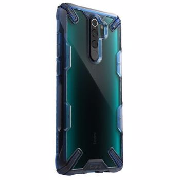 Husa Xiaomi Redmi Note 8 Pro Ringke FUSION X Transparent/Albastru