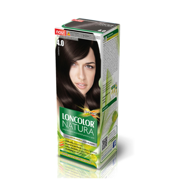 Vopsea permanenta par Loncolor Natura, 4.0 Castaniu