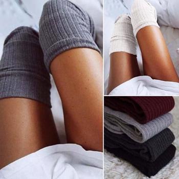 Sosete lungi pentru fete si femei, sexy, peste genunchi, lungi pana pe coapse, sosete moi din bumbac