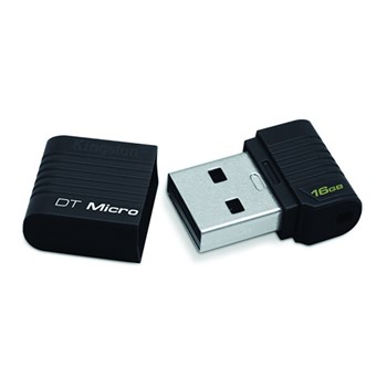 Memorie USB Kingston DataTraveler Micro 16GB USB 2.0, Black