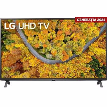 Televizor Smart LED, LG 55UP75003LF, 139 cm, Ultra HD 4K, Clasa G