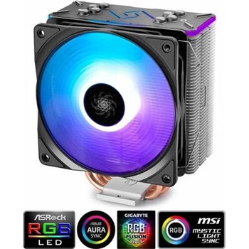 Cooler Cpu Deepcool, Universal., Soc Lga20xx/1366/115x &Amp; Am4/Amx/Fmx, Al+Cu, 4x Heatpipe, 150w, Rgb Led "Gammaxx Gt"