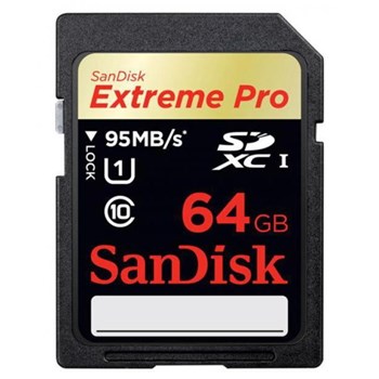 Sandisk SDXC 64GB Extreme Pro UHS-I 95MB/s SDSDXPA-064G-X46