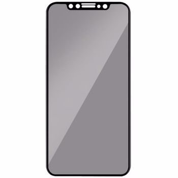 Folie Protectie Sticla Temperata Lemontti Privacy LEMFSP11PBK pentru iPhone 11 Pro / XS / X (Transparent/Negru)