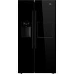 Side-by-Side No Frost BEKO GN162420P, 544 l, 179 cm, A+, negru