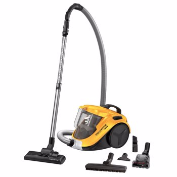 Aspirator fara sac Rowenta Compact Power Cyclonic Animal Care RO3784EA, 750 W, 1.5 L, Galben