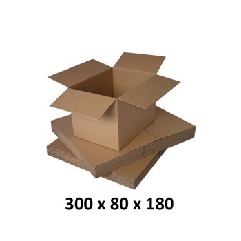 Cutie carton 300x80x180, natur, 5 straturi CO5, 690 g/mp