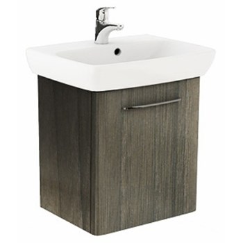 Set lavoar + mobilier Kolo, Nova Pro, 60 cm, gri cenusiu