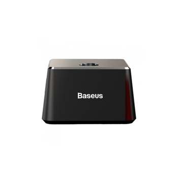 Incarcator Stand Baseus, Desk Docking Station, USB/Lightning Cable 1m, Negru