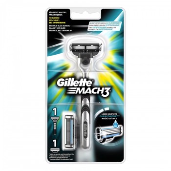 Aparat de ras Gillette Mach3, 2 rezerve incluse