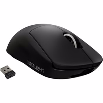 Mouse Gaming Wireless Logitech G Pro X Superlight Lightspeed, senzor LightSpeed Hero 25K DPI, USB (Negru)