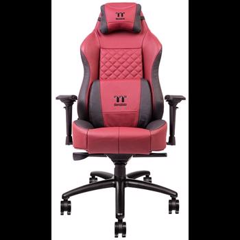 Thermaltake Scaun gaming Tt eSPORTS X Comfort piele naturala negru cu rosu