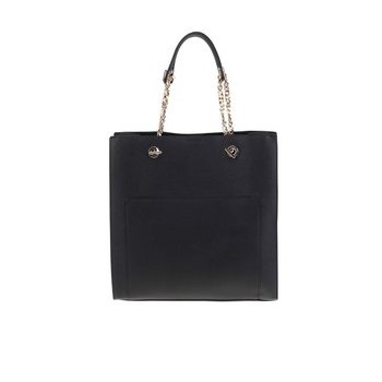 Geanta neagra Miss Selfridge cu detalii aurii