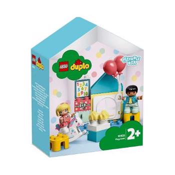 LEGO 10925 DUPLO Town Playroom Playable Dolls House Box for Toddlers 2+ Year Old, Large Bricks Learning Toy