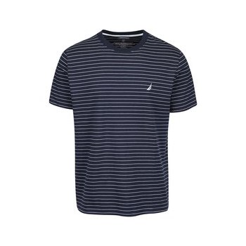 Tricou cu dungi Nautica albastru inchis