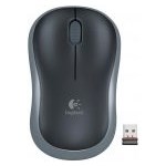 Mouse Logitech M185, optic wireless, 1000dpi, negru