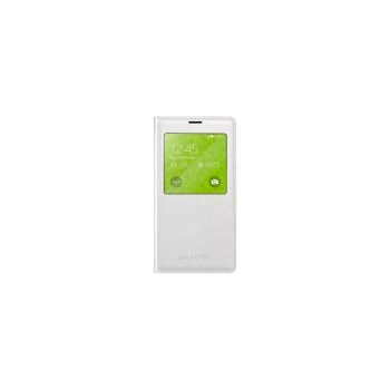 Husa Samsung S View Cover EF-CG900BWEGWW pentru Galaxy S5, Alb