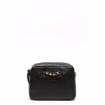 Geanta crossbody mica de piele cu bareta de lant