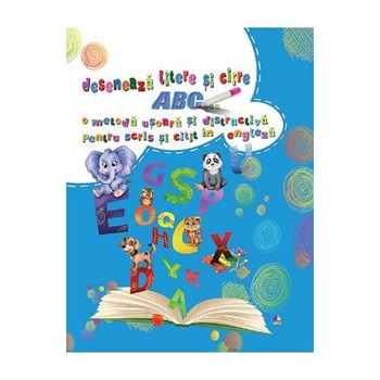 Deseneaza litere si cifre. O metoda usoara si distractiva pentru scris si citit in engleza