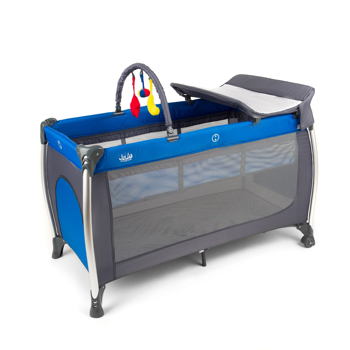 Patut Juju Sweet Naps JU798010-Blue-Grey, 0 luni - 3 ani (Albastru/Gri)