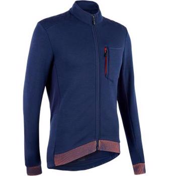 Bluză lâna merinos Ciclism de șosea/cicloturism RC 900 Bordo Bărbați TRIBAN