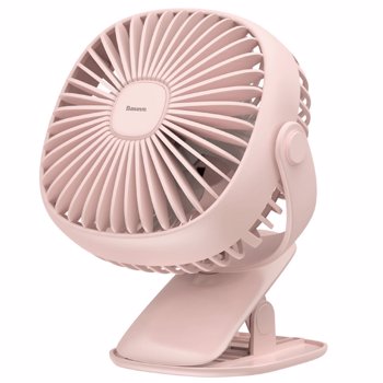 Ventilator Birou Wireless Baseus 3.5W USB 360 Pink cxfhd-04