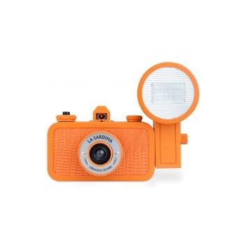 Lomography La Sardina Camera and Flash Orinocco Ochre